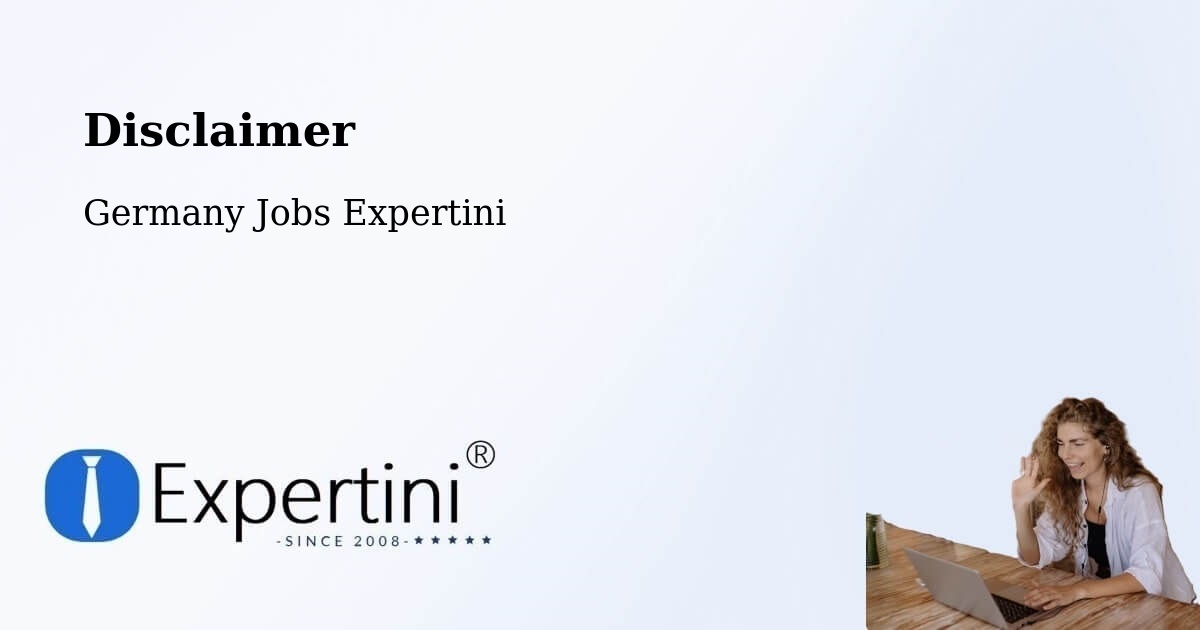 Disclaimer – Binzen - Germany Jobs Expertini