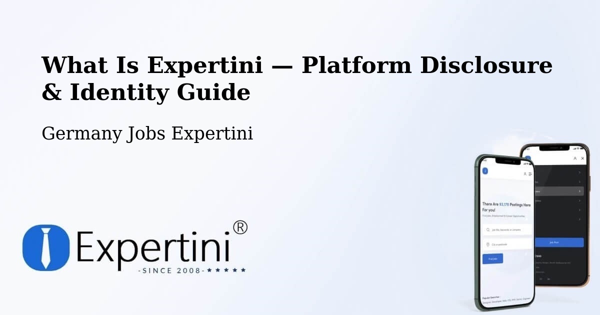 What Is Expertini — Platform Disclosure & Identity Guide – Binzen